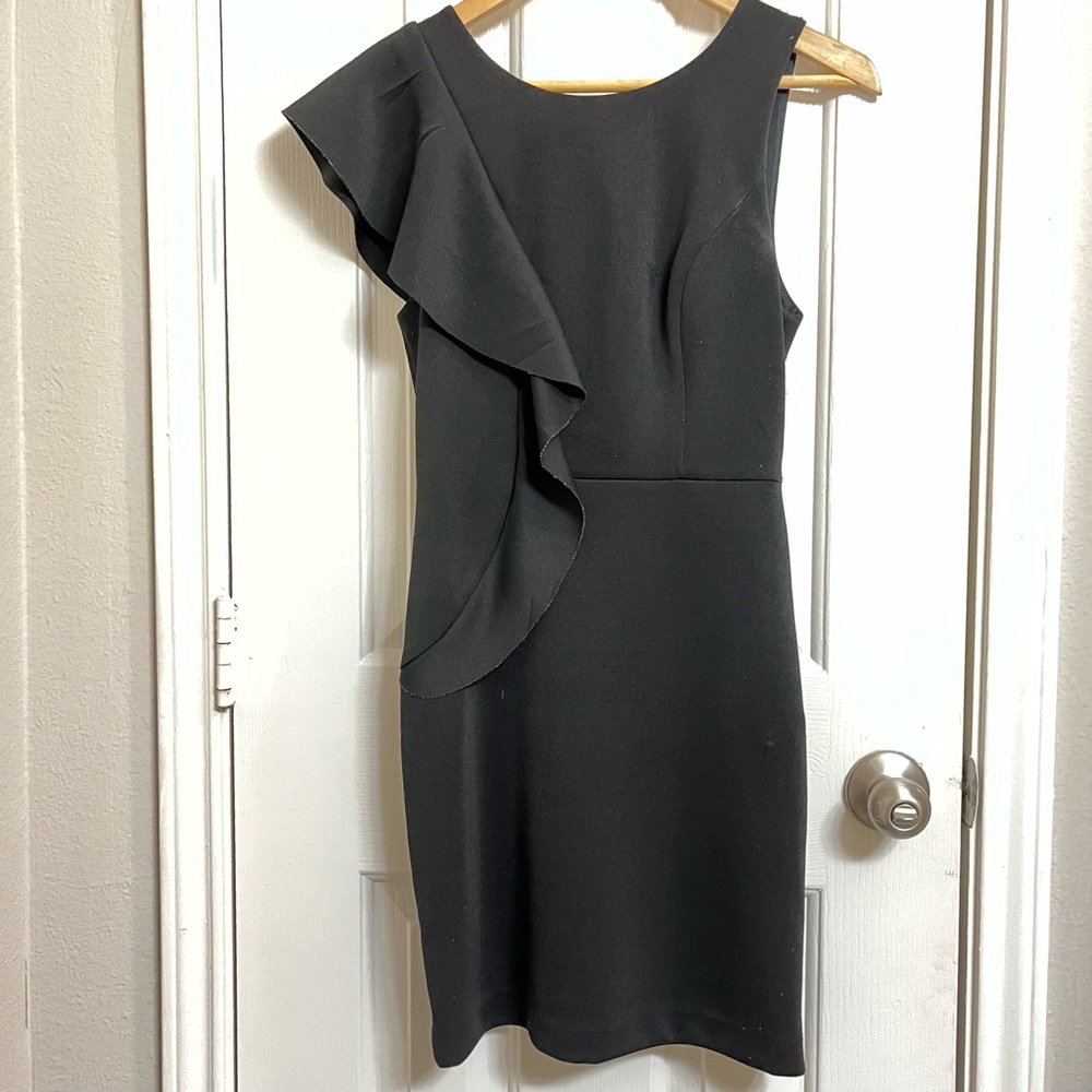Black cocktail dress